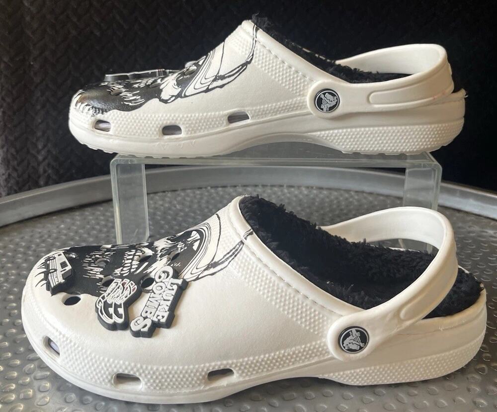 Men's Crocs Luke Combs Skull Hat Jibbitz Shoe Size 9 (Women's 11)